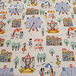 Decorative fabric SUMMER digital print