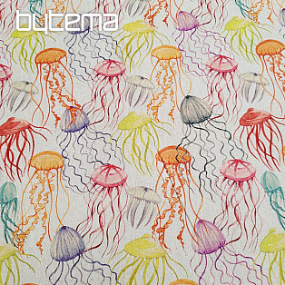 Decorative fabric MEDUSA digital print