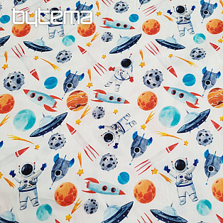 Decorative fabric COSMOS