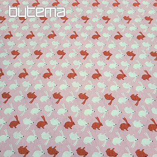 Cotton fabric RABBITS
