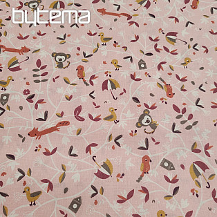 Cotton fabric SAFY pink