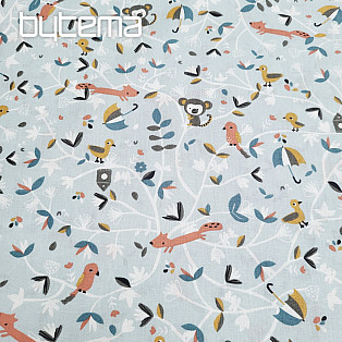 Cotton fabric SAFY blue