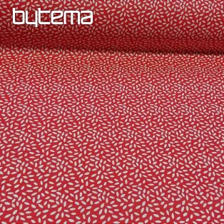 Cotton fabric STILI red