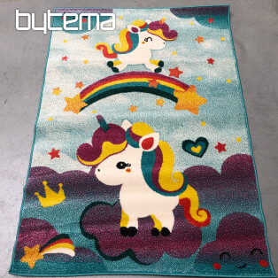 Children&#39;s piece rug PLAY unicorn