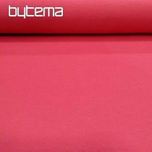 Unicolored decorative fabric LISO 302 red