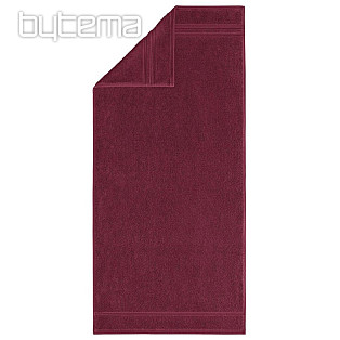 Luxury towel and bath towel MANHATTAN GOLD 291 burgundy