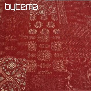 Luxurious woolen carpet DJOBIE PATCH red