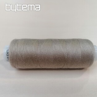 Beige sewing threads light 200 m