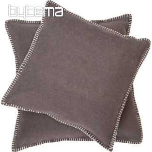 SYLT cushion cover - brown gray 65
