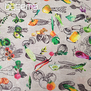 Decorative fabric VEGETABLES