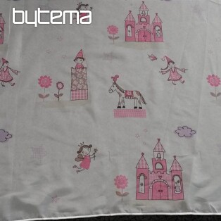 Chrildren Curtain Princess with a Castle