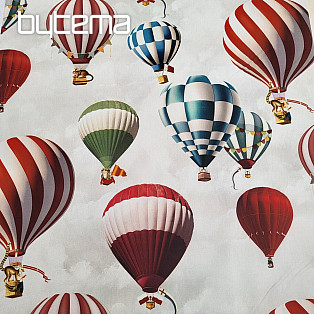 Cotton fabric BALLOONS montgofeire