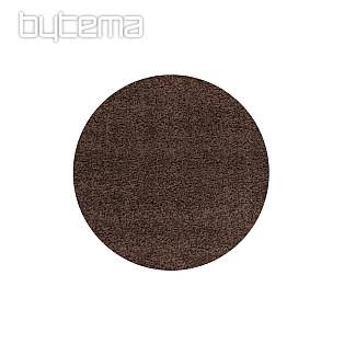 Round carpet SHAGGY GALA brown