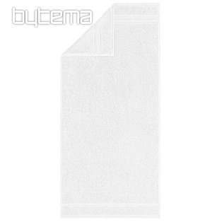 Luxury towel and bath towel MANHATTAN GOLD 001 white