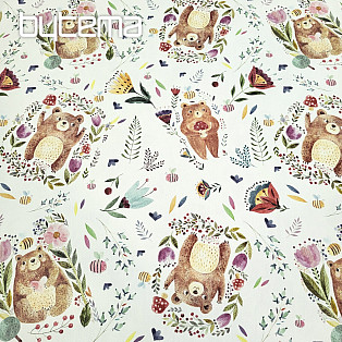 Children&#39;s decorative fabric BEAR