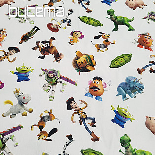 Childrens decorative fabric TOY STORY large
