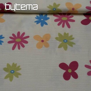 Decorative fabric TWINGO flowers