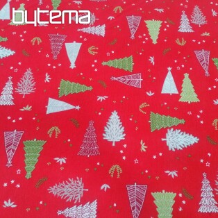 Christmas decorative fabric TREES