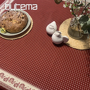 Tapestry tablecloth TYROLEAN red