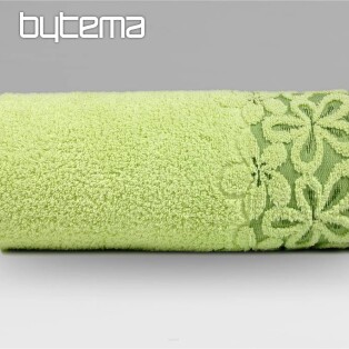 Luxury towel and bath towel BELLA pistachios