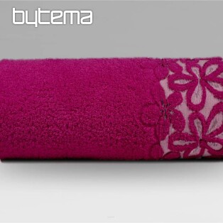 Luxury towel and bath towel BELLA fuchsia