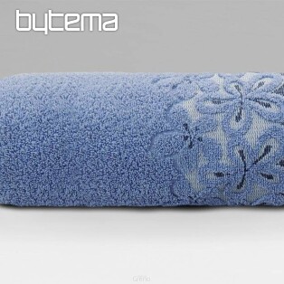 Luxury towel and bath towel BELLA denim