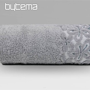 Luxury towel and bath towel BELLA gray