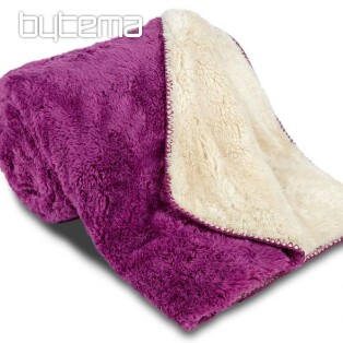 Blanket SHEEP 150/200 dark purple