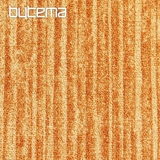 Carpet print DENIM PODIUM - terracotta orange new