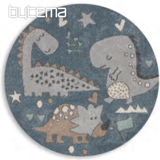 Children's round carpet ROMA dinosaurs