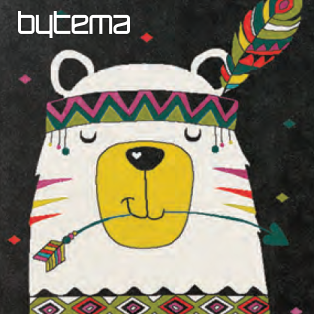 Children piece rug PLAY BEAR