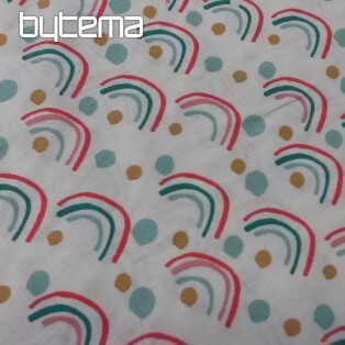 Cotton fabric RAINBOW