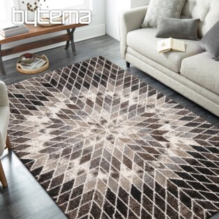 Piece carpet PANAMERO 10 triangles brown