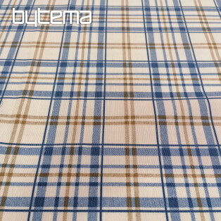 Decorative fabric LAURA - check blue