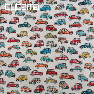 Cotton fabric AUTO colorful