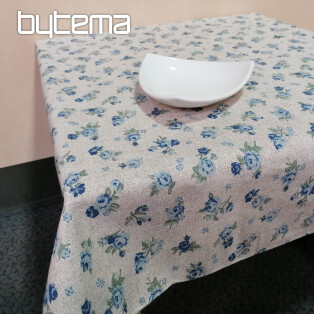 Tablecloth - blue rose