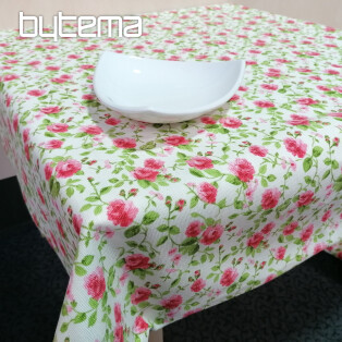 LAURA tablecloth - small pink flowers