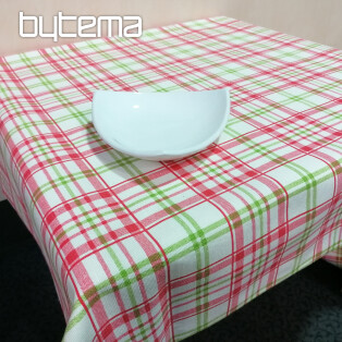LAURA tablecloth - pink checkered
