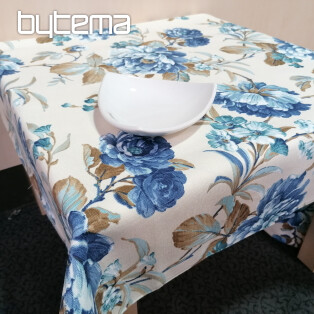 LAURA tablecloth - large blue flowers