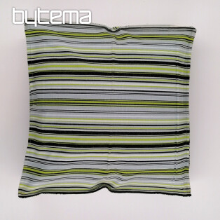 Strip-green cushion cover