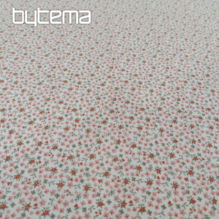 Cotton fabric TOMETA flower pink