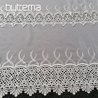 Luxurious embroidered curtain GERSTER SMETANOVÁ