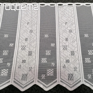Stained glass curtain - jacquard, embroidered 934