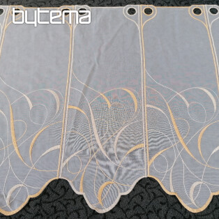 Stained glass curtain - orange veil 512/01