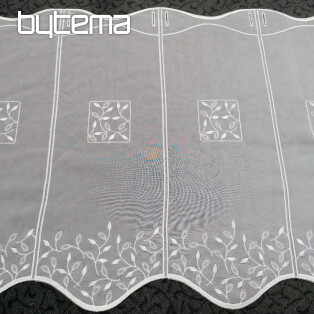 Stained glass curtain - voile with embroidery 550/045