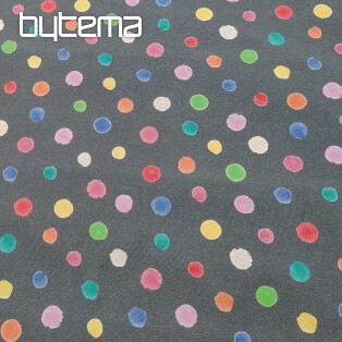 Decorative fabric COLORED DOTS