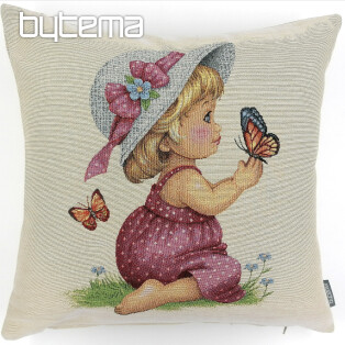 Tapestry pillowcase Little girl