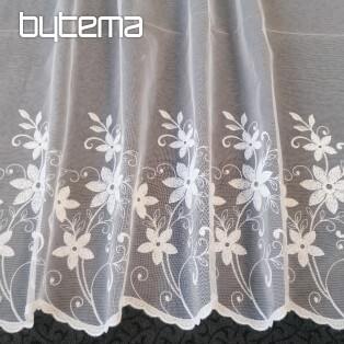 Luxury embroidered curtain H1 / 2913/175/01 white