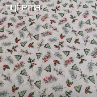 Cotton fabric GALLETAS trees