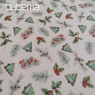 Christmas decorative fabric GALLETAS trees II